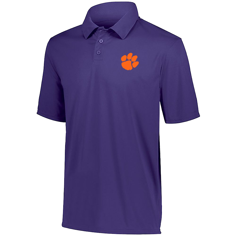 Exclusive Clemson Polo with Paw - Purple