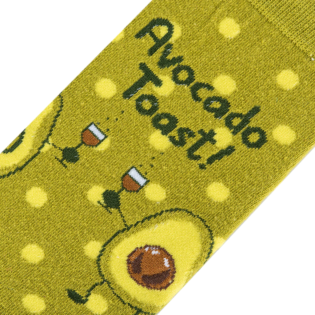 Avocado Toast Socks - Womens