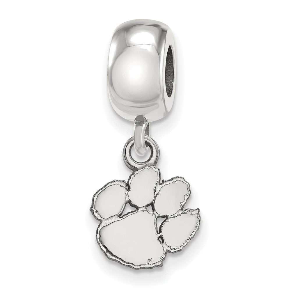 Sterling Silver Clemson University XS Dangle Bead Charm