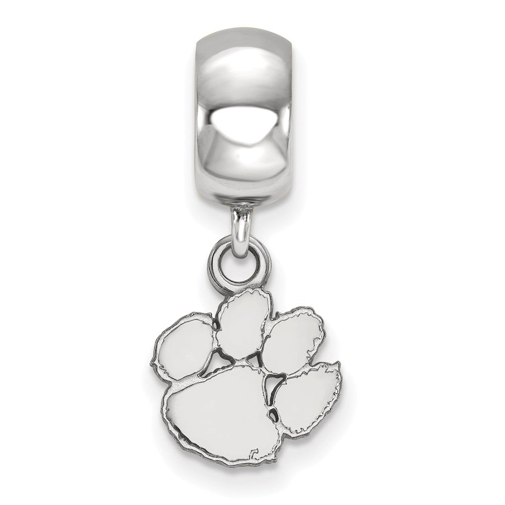 Sterling Silver Clemson University XS Dangle Bead Charm