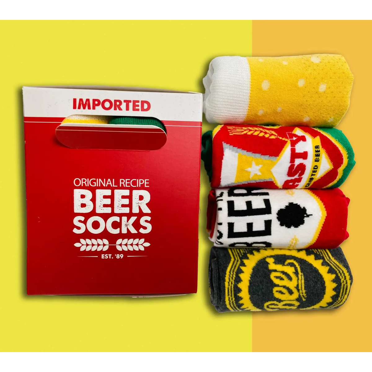 Beer Socks - 4 Pairs