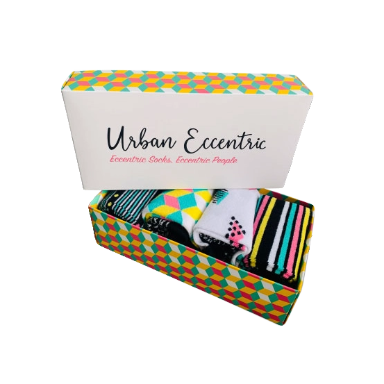 Bright Funky Socks Gift Set - 4 pair