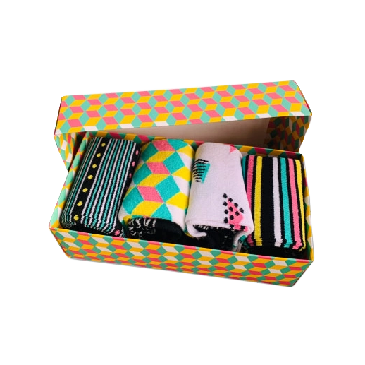 Bright Funky Socks Gift Set - 4 pair