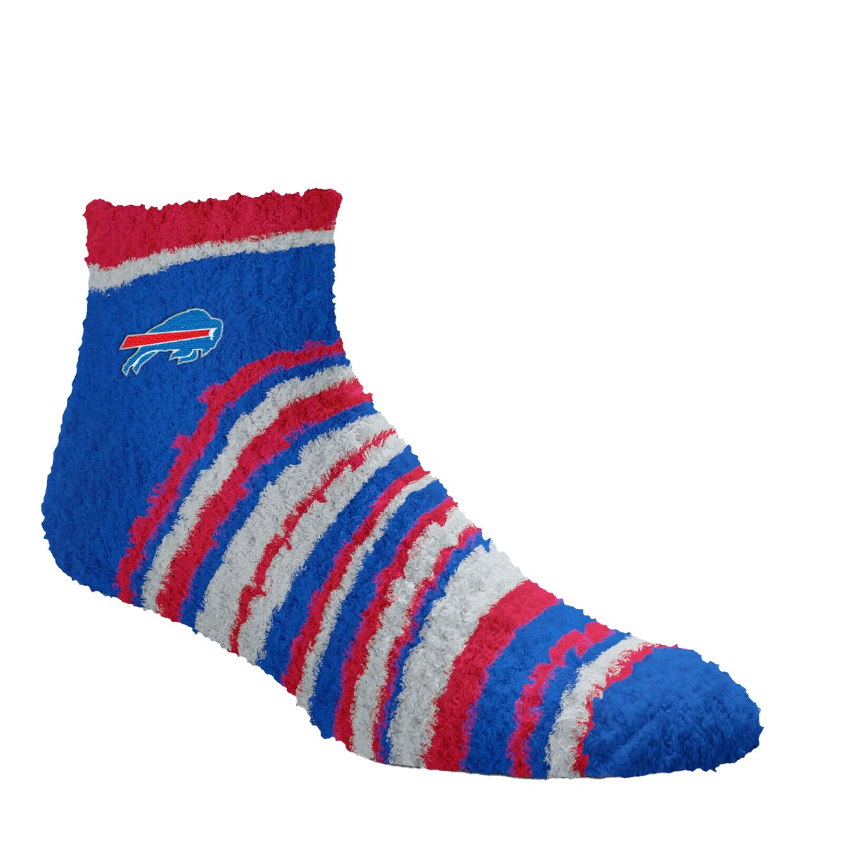 Buffalo Bills - Muchas Rayas - Fuzzy Ankle Socks