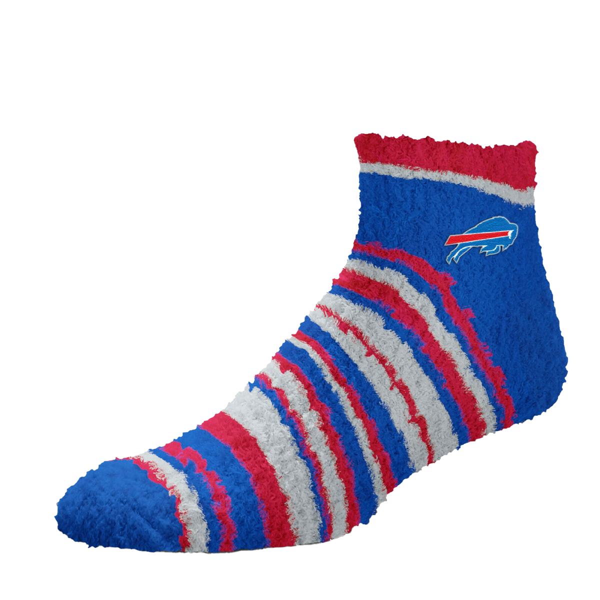 Buffalo Bills - Muchas Rayas - Fuzzy Ankle Socks