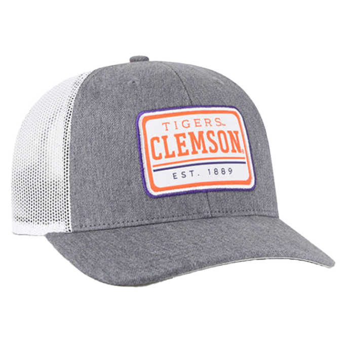 CLEMSON TIGERS CHARCOAL ELLINGTON | 47 TRUCKER