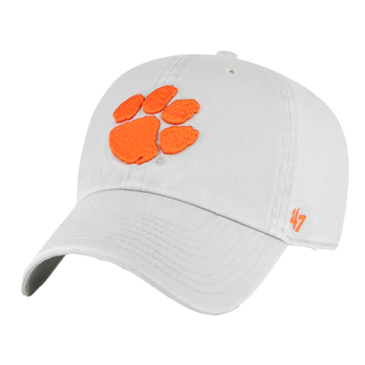 CLEMSON TIGERS GRAY | 47 CLEAN UP