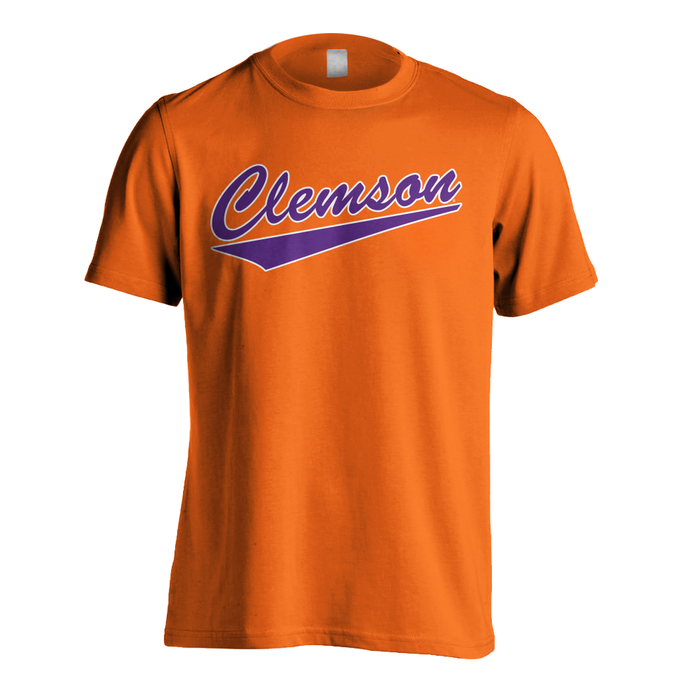 Clemson Swoosh Tee | MRK Exclusive - Orange