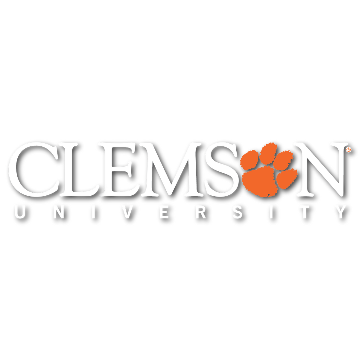 Clemson University Stacked 10&quot; Decal