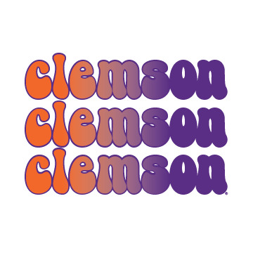 Clemson Stacked Decal