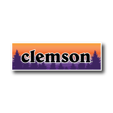 Clemson Scenic Decal