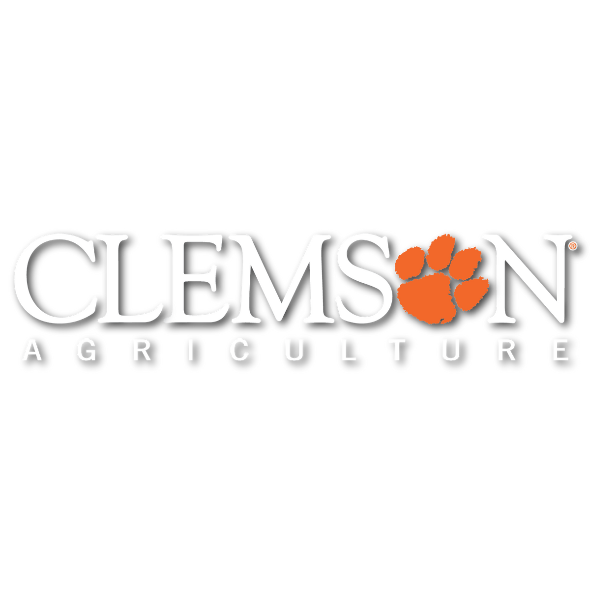 Clemson Agriculture Stacked  10&quot; Decal