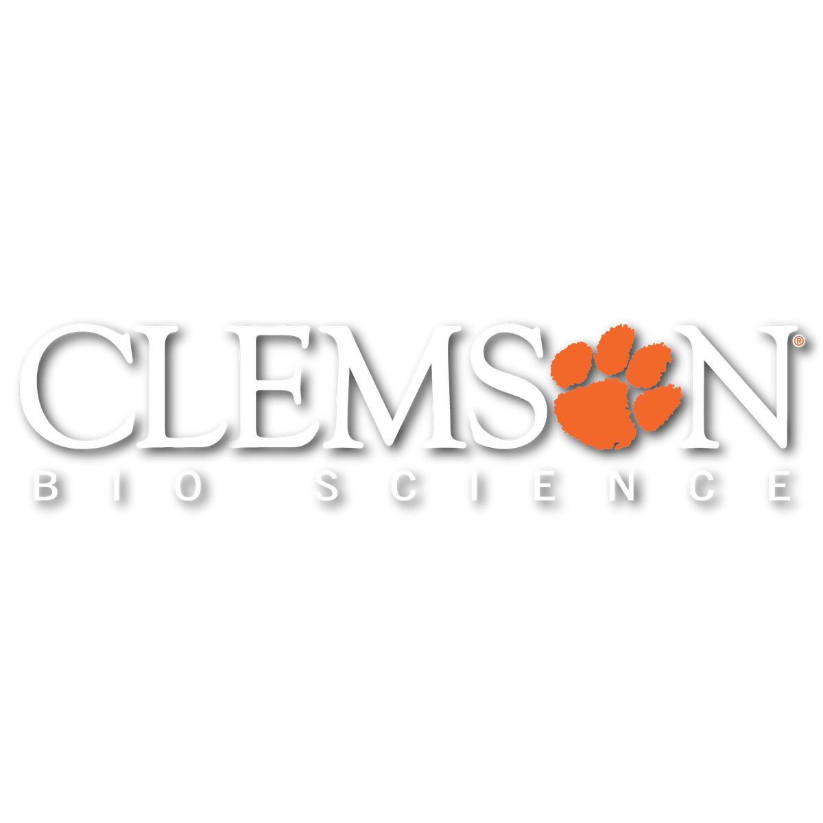 Clemson Bio Science Stacked  10&quot; Decal