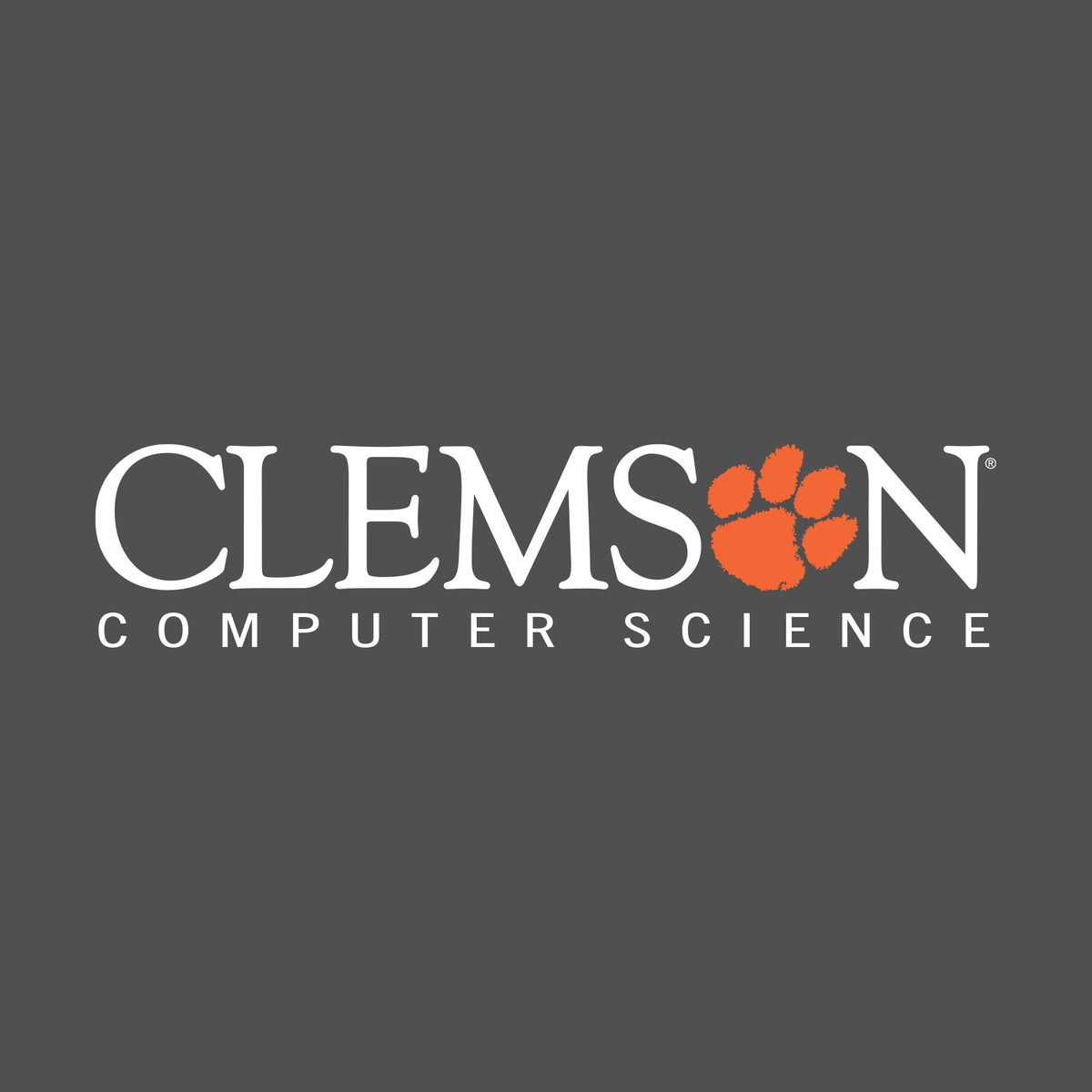 Clemson Computer Science Stacked 10&quot; Decal