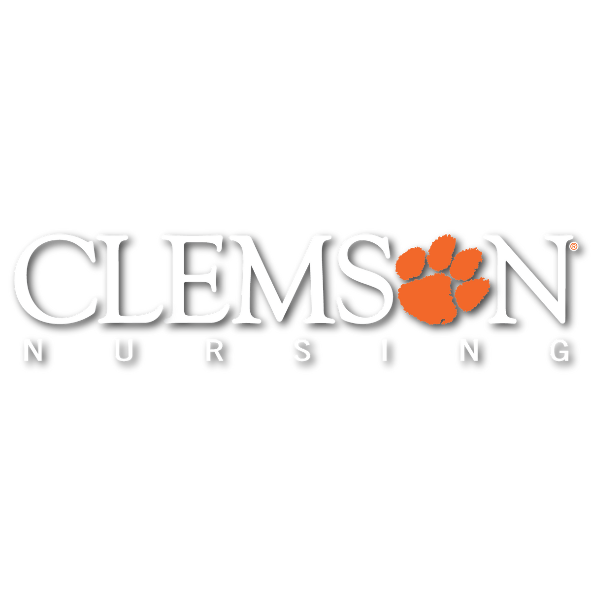 Clemson Nursing Stacked 10&quot; Decal