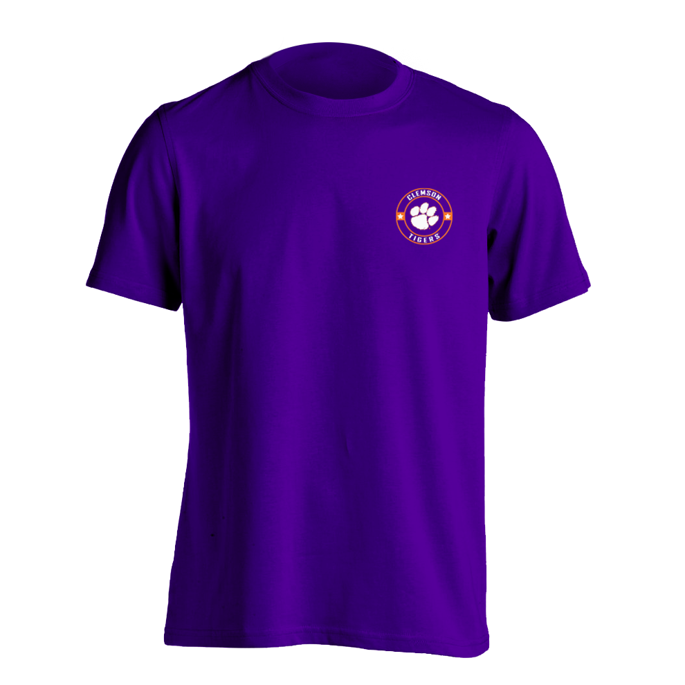 Clemson Frisbee Tee - Purple