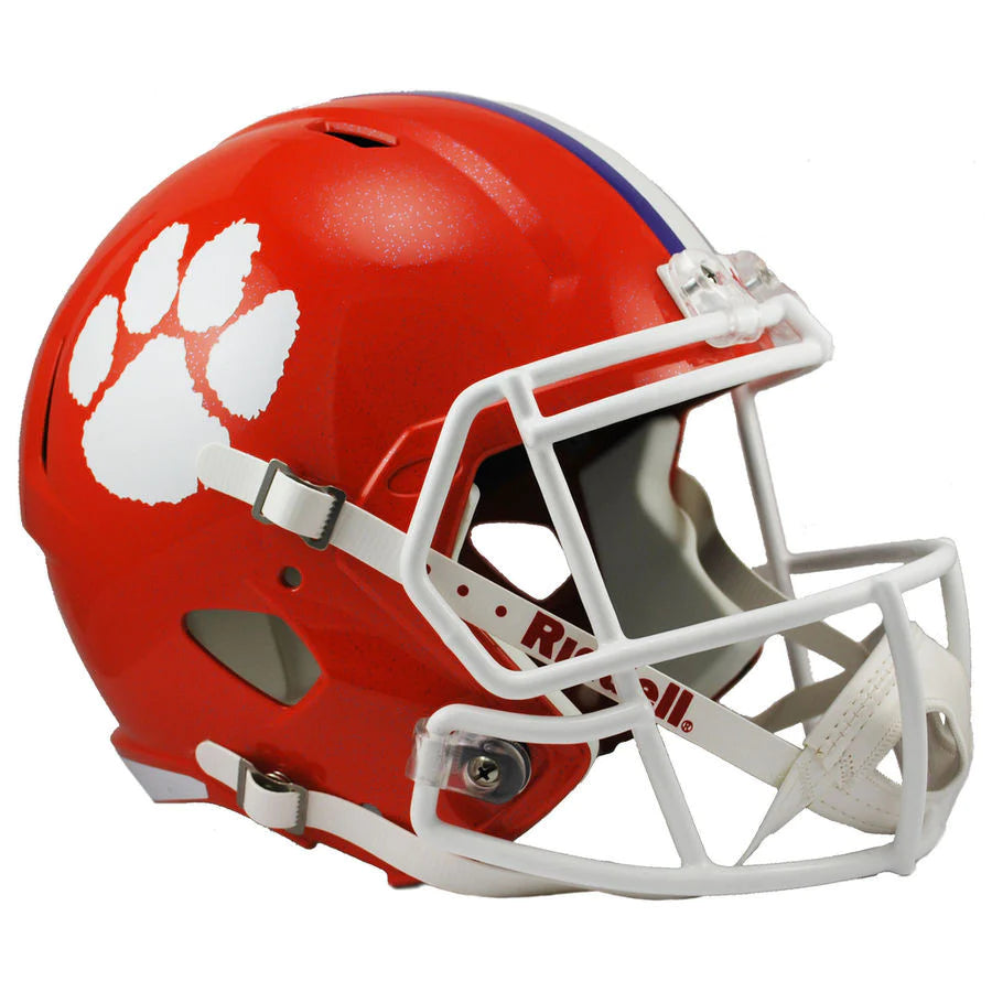 Riddell Clemson Tiger Speed Replica Football Helmet