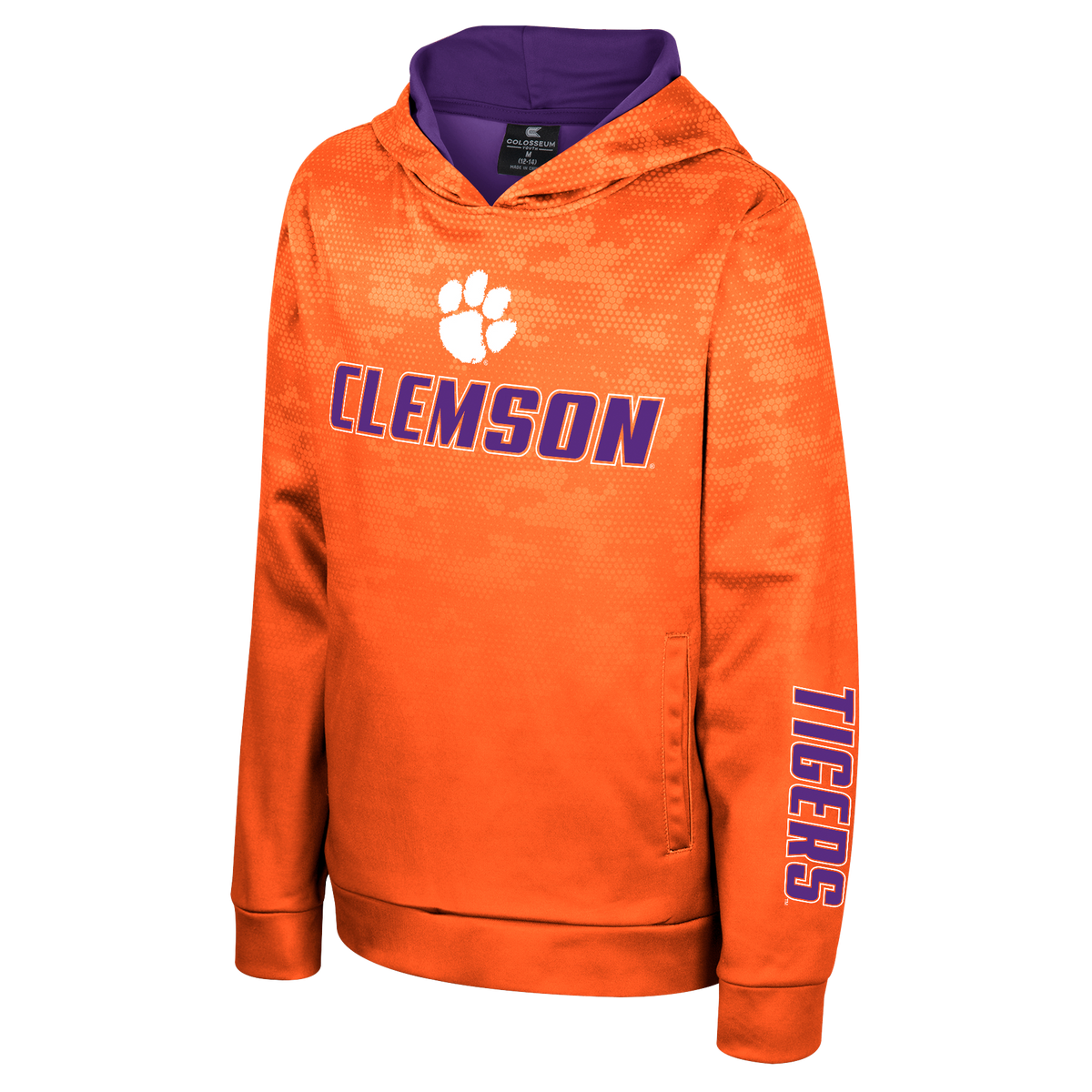 High Voltage Clemson Youth Sublimated Hoodie