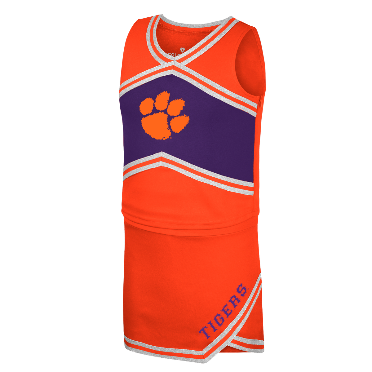 Girls Time for Recess Clemson Cheer Set - Youth