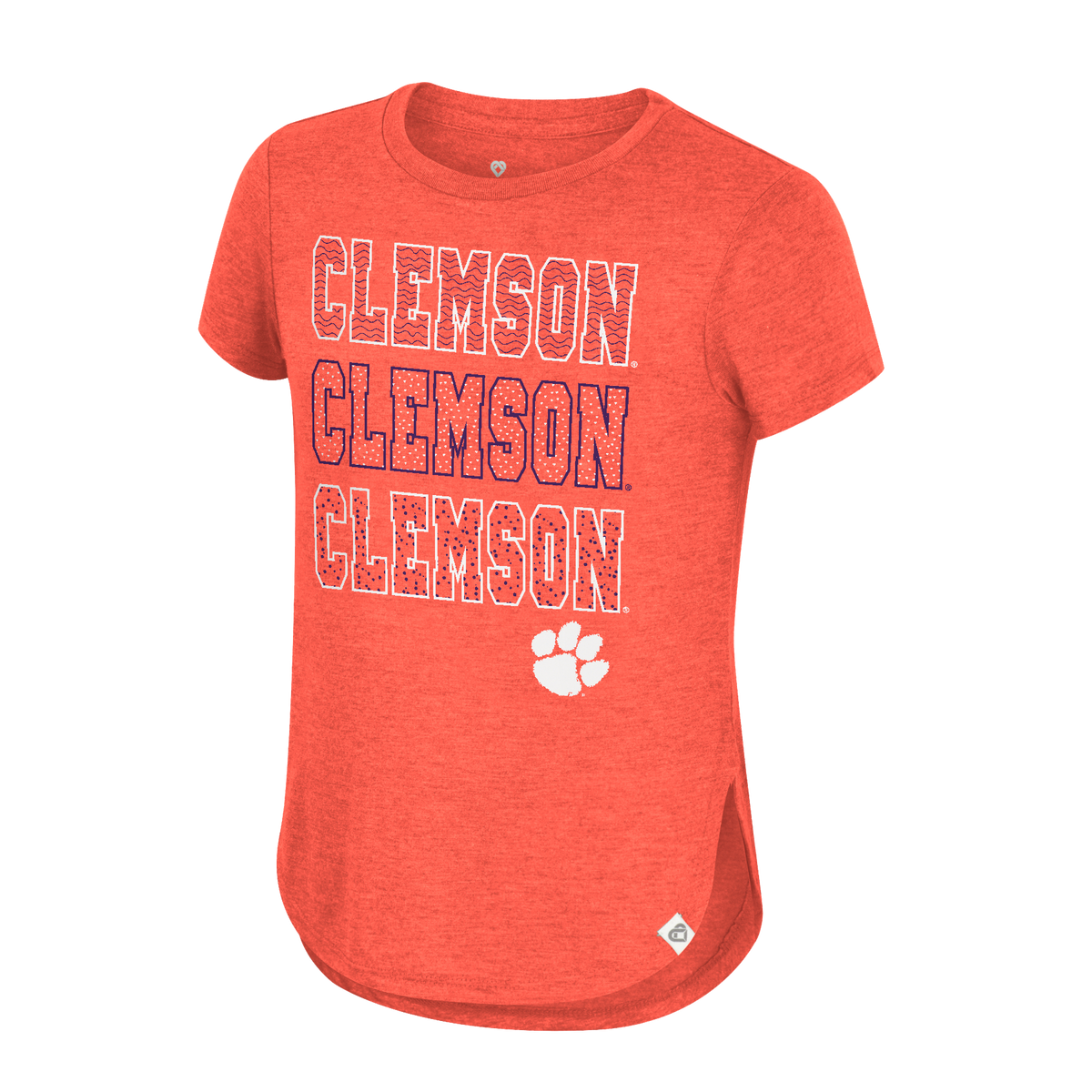 Girls Hathaway Clemson Short Sleeve Tee