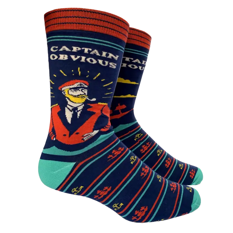 Captain Obvious Socks