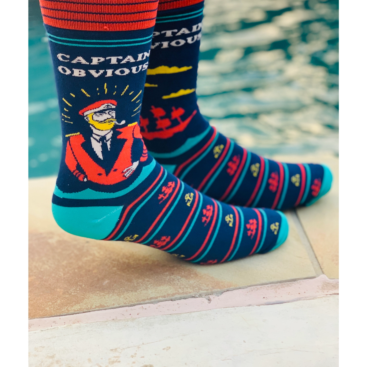 Captain Obvious Socks