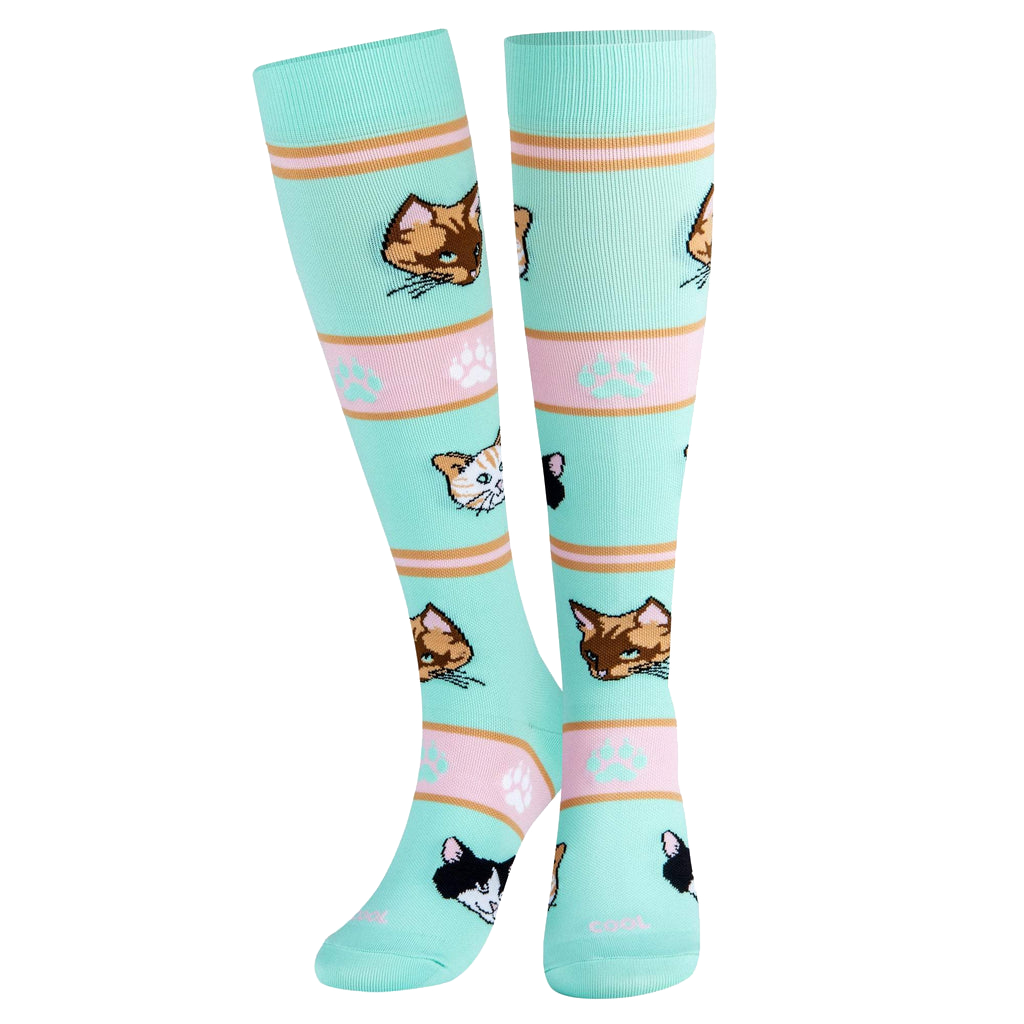 Cats Socks - Compression - Medium