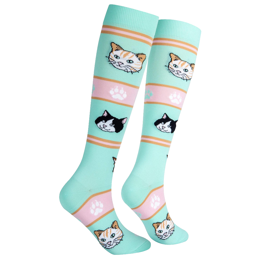 Cats Socks - Compression - Medium