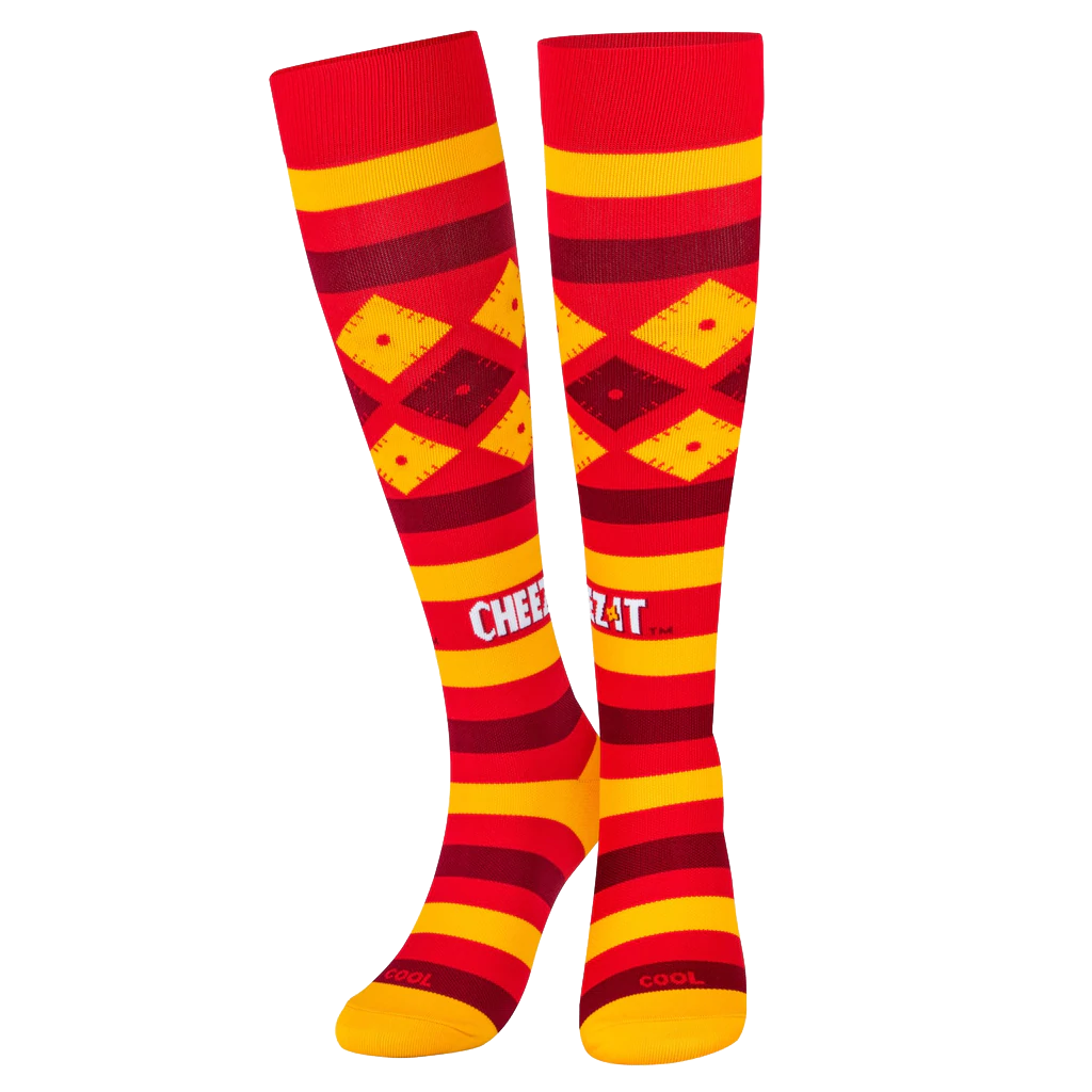 Cheez It Socks - Compression - Large