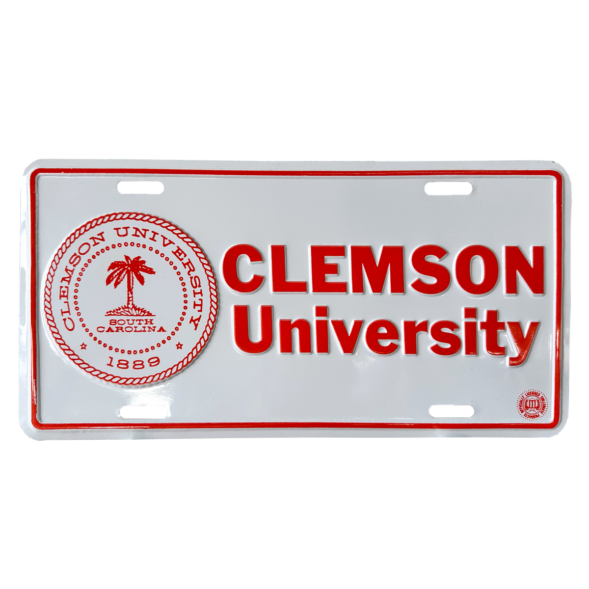 Clemson University License Tag