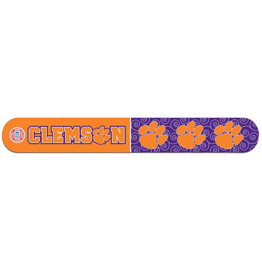 Clemson Tigers Double Sided Nail File  5.75&quot;