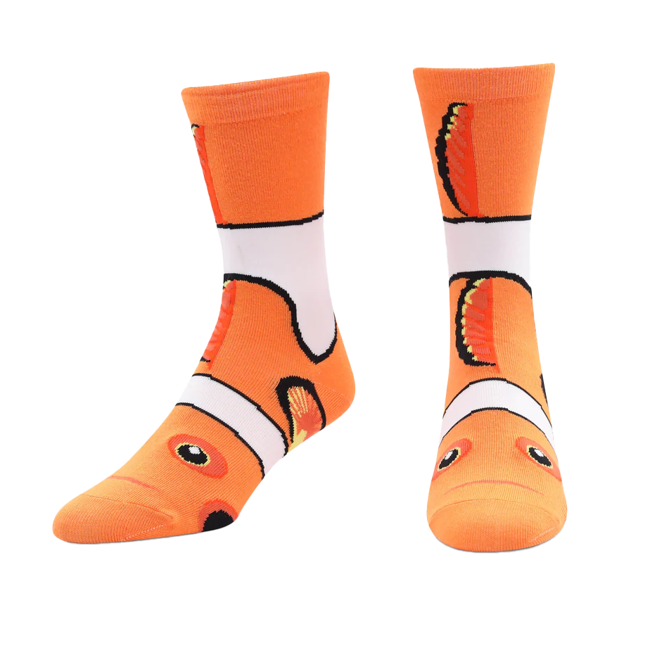 Clown Fish Sock Puppet Socks