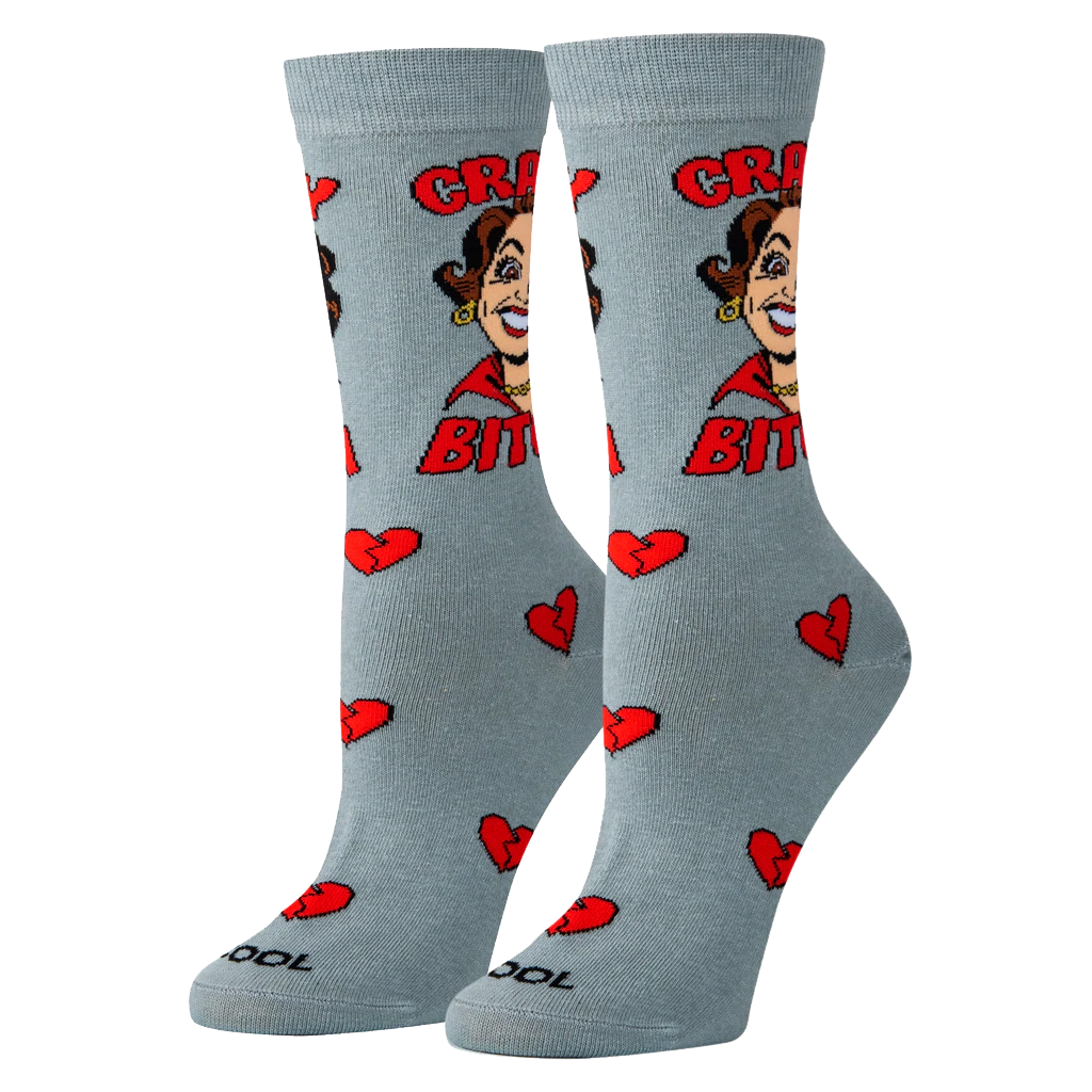 Crazy Bitch Socks - Womens