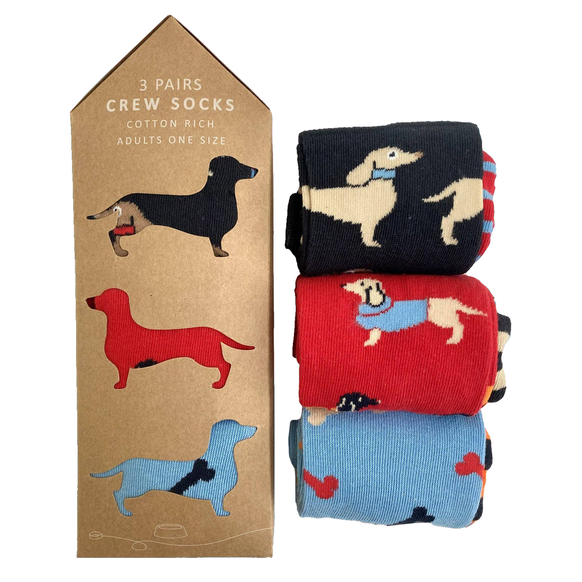 Dog socks - 3 Pairs