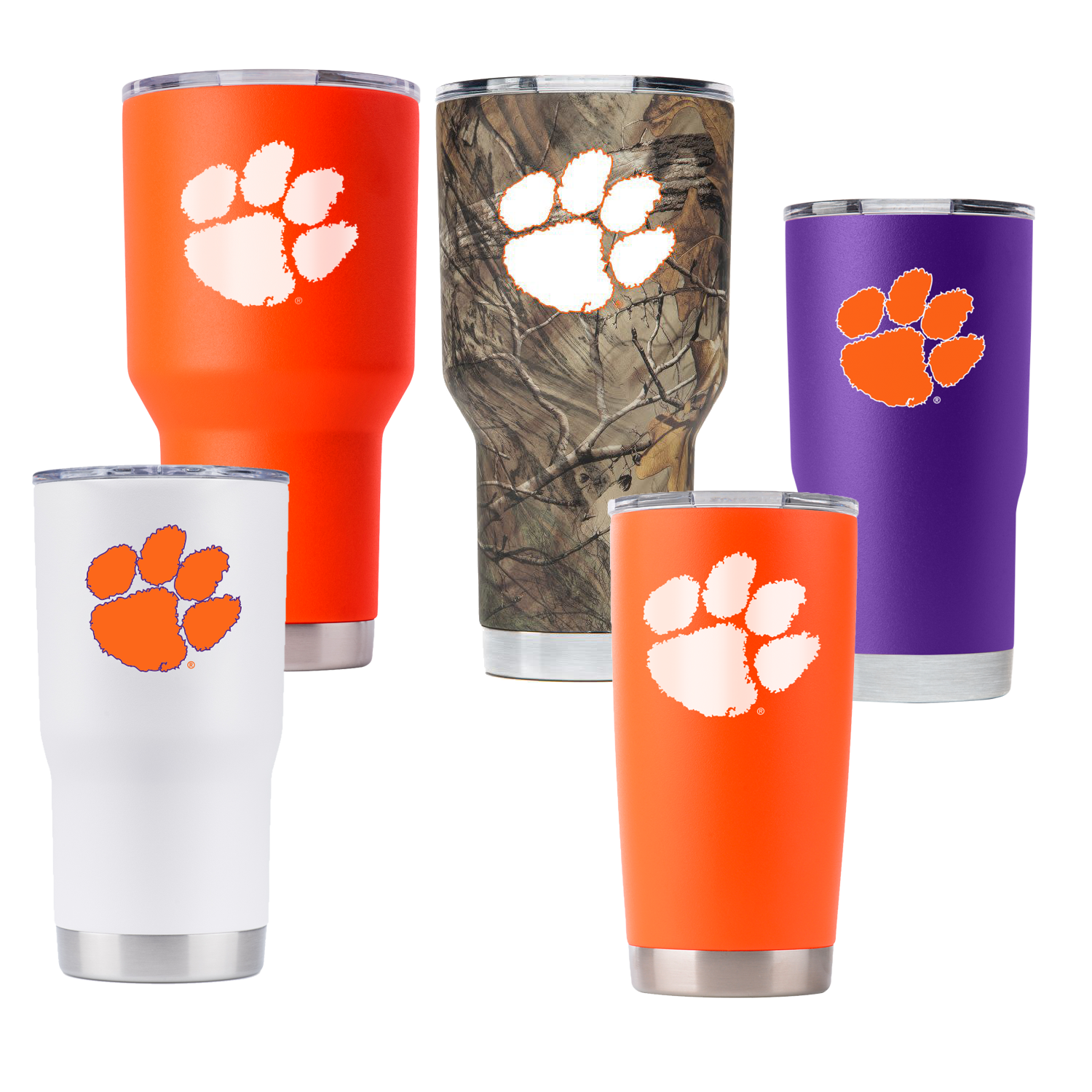 Clemson Insulated Tumbler with Handle – clemsonframeshop