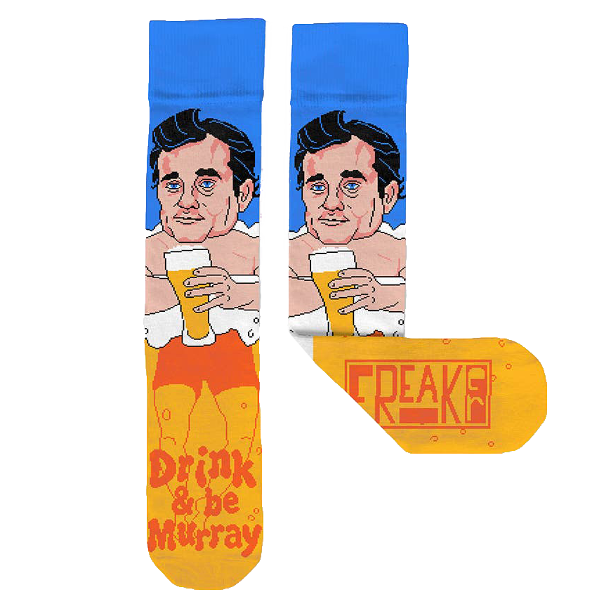 Drink and Be Murray Socks