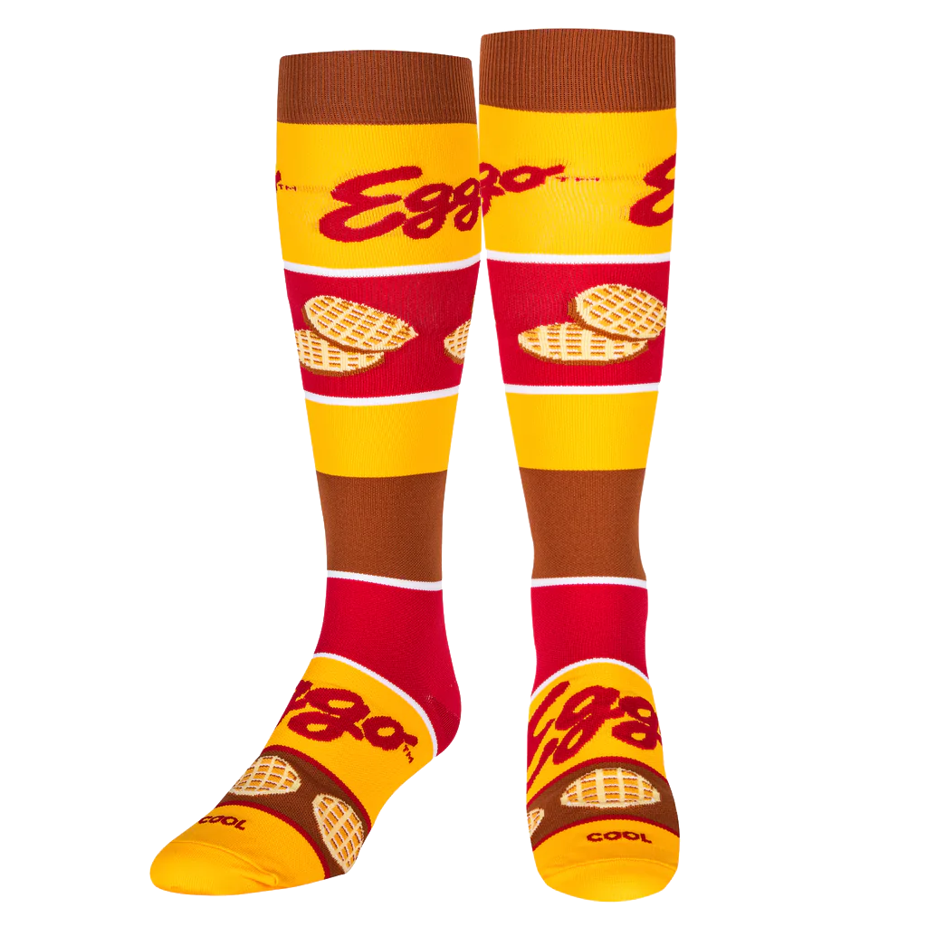 Eggo Waffles Socks - Compression - Large