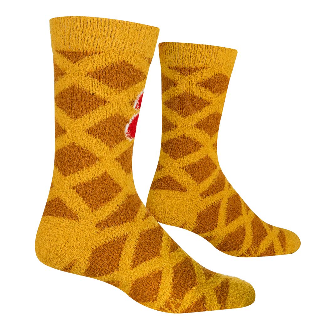 Eggo Waffles Socks - Womens - Fuzzy