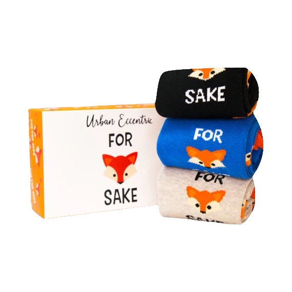 For Fox Sake Socks Gift Set - 3 pair