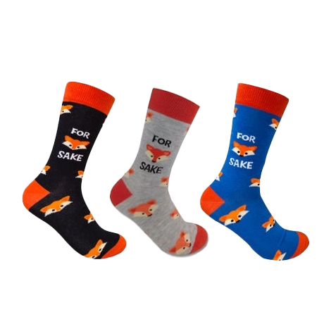 For Fox Sake Socks Gift Set - 3 pair