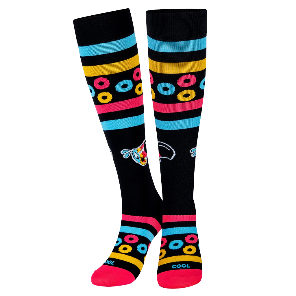 Froot Loops Socks - Compression - Medium