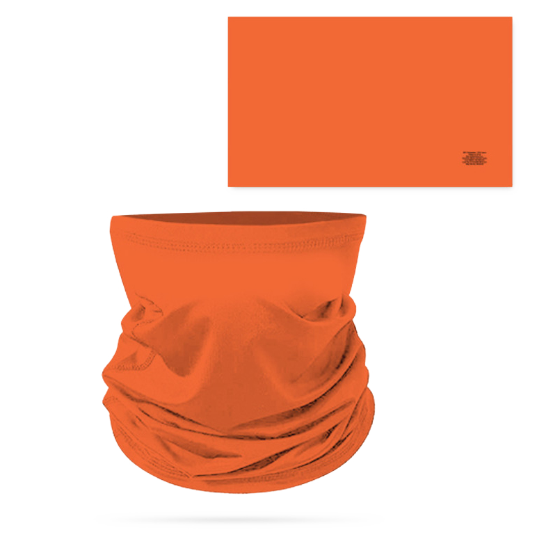 Solid Orange Face Shield