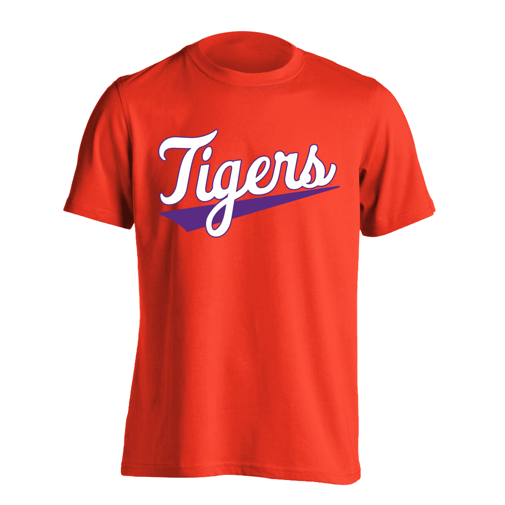 Tigers Swoosh | MRK Exclusive -Soft Style Tee - Orange