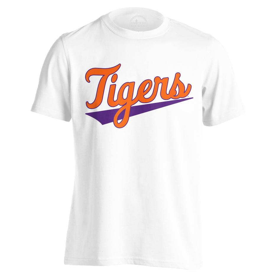 Tigers Swoosh | MRK Exclusive -Soft Style Tee - White