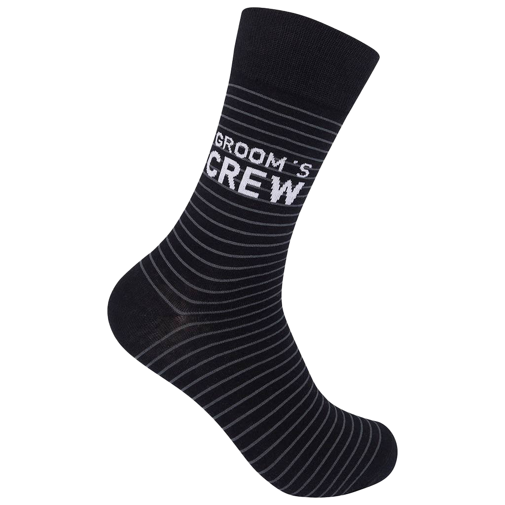 Groom&#39;s Crew Wedding Socks