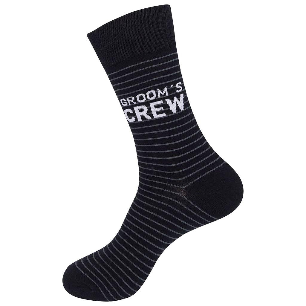 Groom&#39;s Crew Wedding Socks