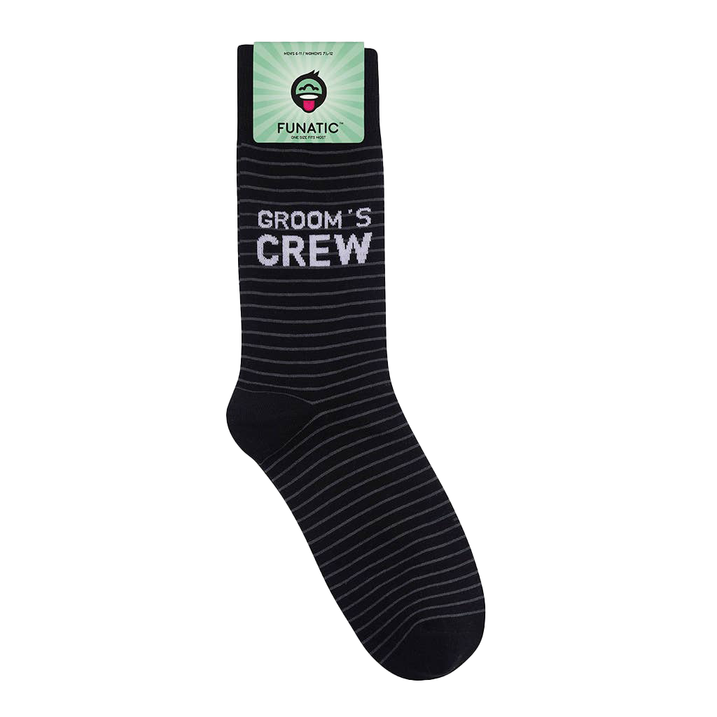 Groom&#39;s Crew Wedding Socks