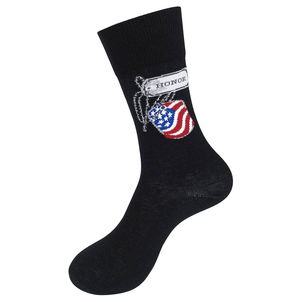 Honor. Respect. Remember. Veteran Socks