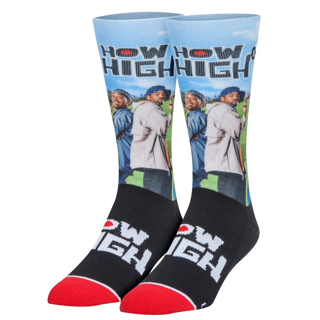 How High Sublimated Top Socks