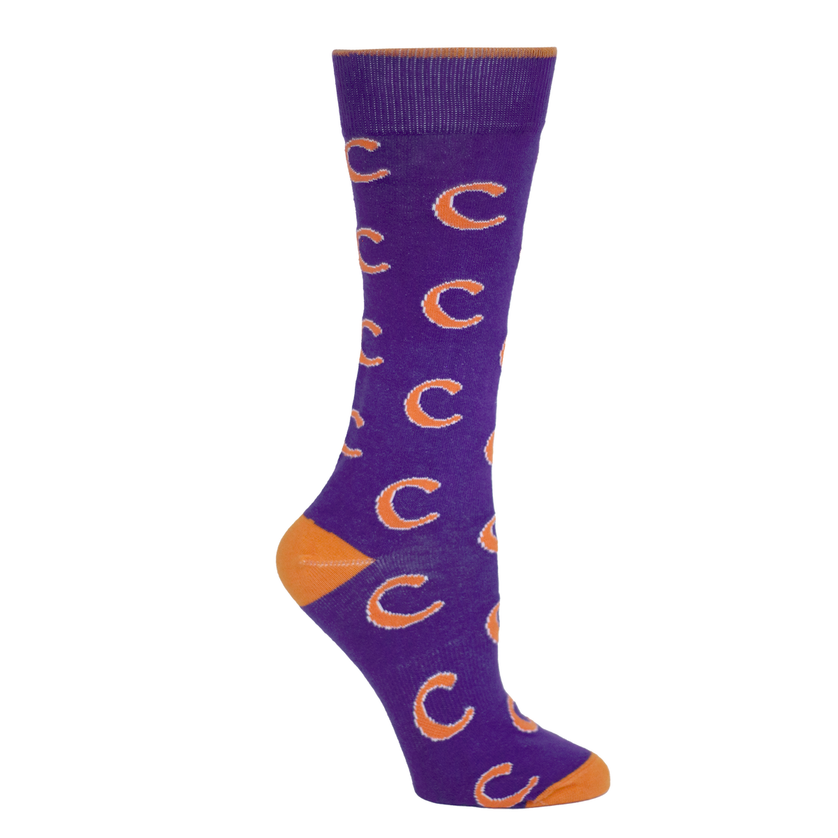 Clemson Purple Baseball/Softball C Socks